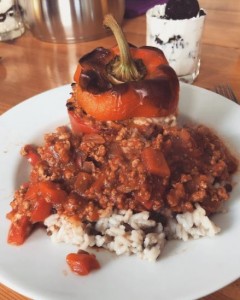 gefüllte paptika